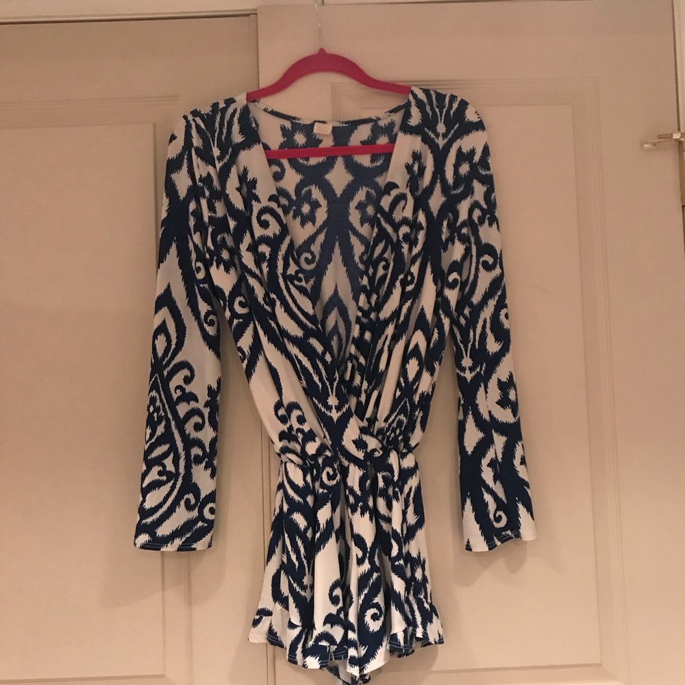 Surf gypsy long sleeve romper